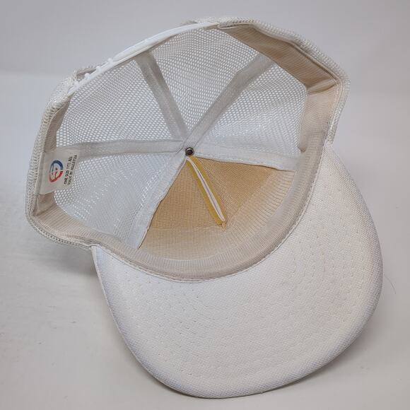 Sanderson Ford Snapback Rope Trucker Hat White One Size Outdoor Speedway - Picture 8 of 10